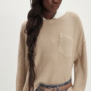 NWT Free People Dawson Thermal in Smooth Stone